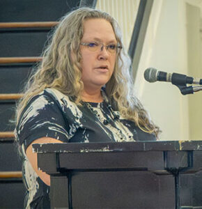 Cora Boothe, Chamber welcome program

